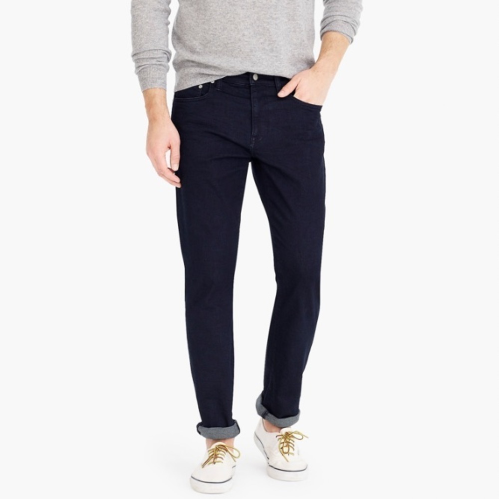 J crew 770 straight fit stretch jeans deep lake 38 x 32